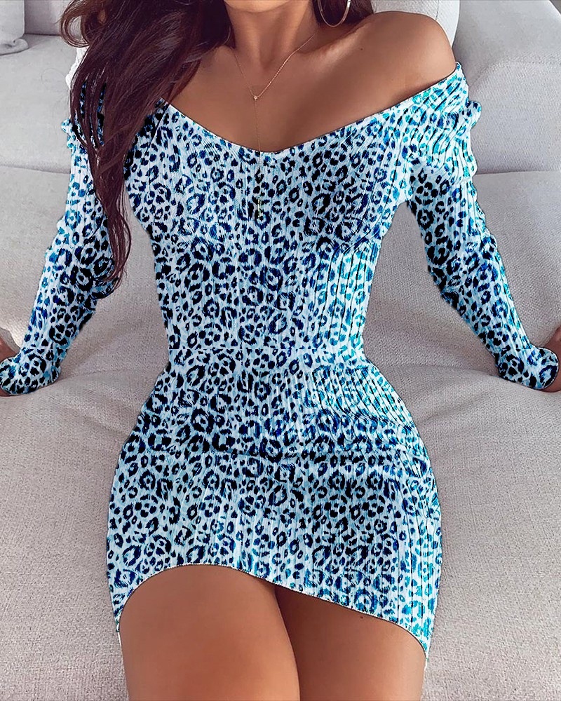 vestido leopardo